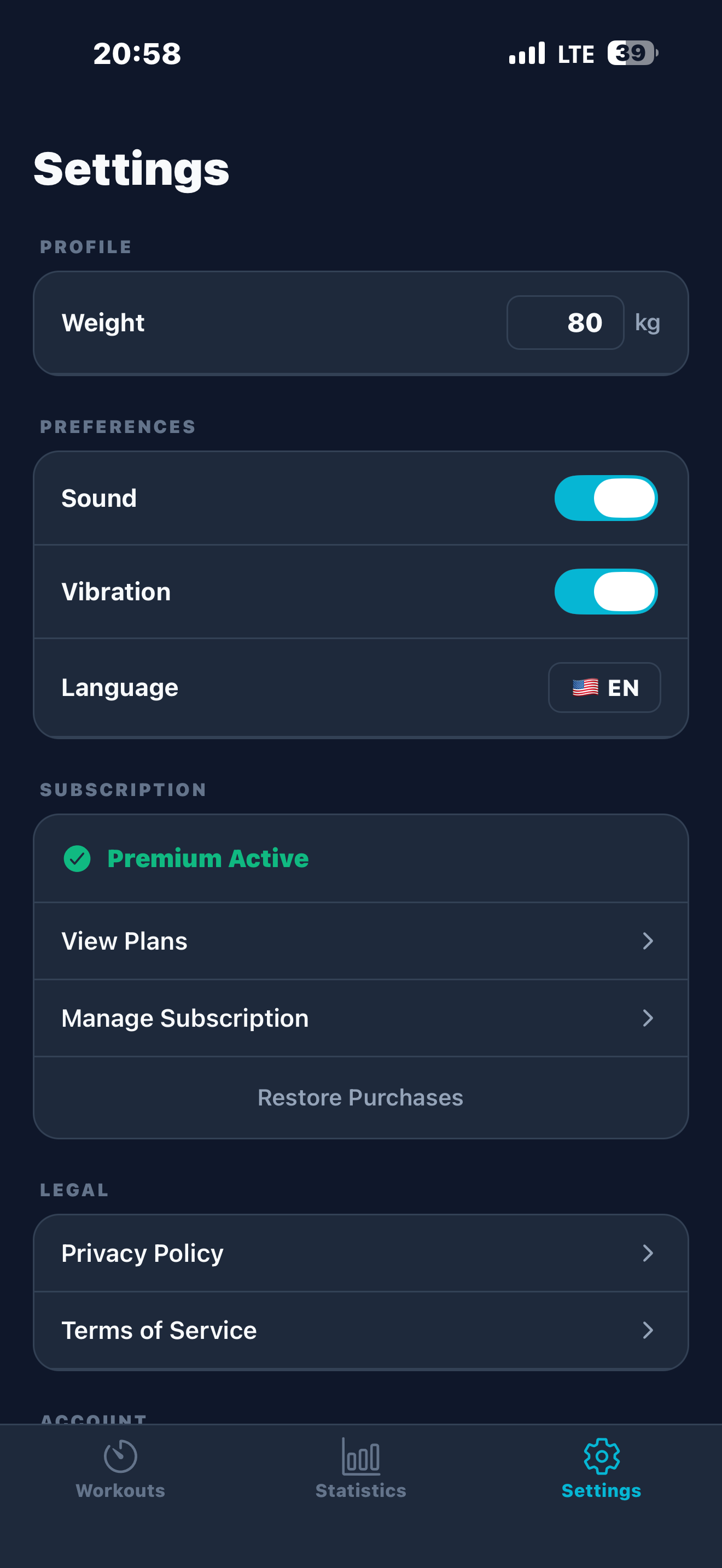 Full control, clean UI